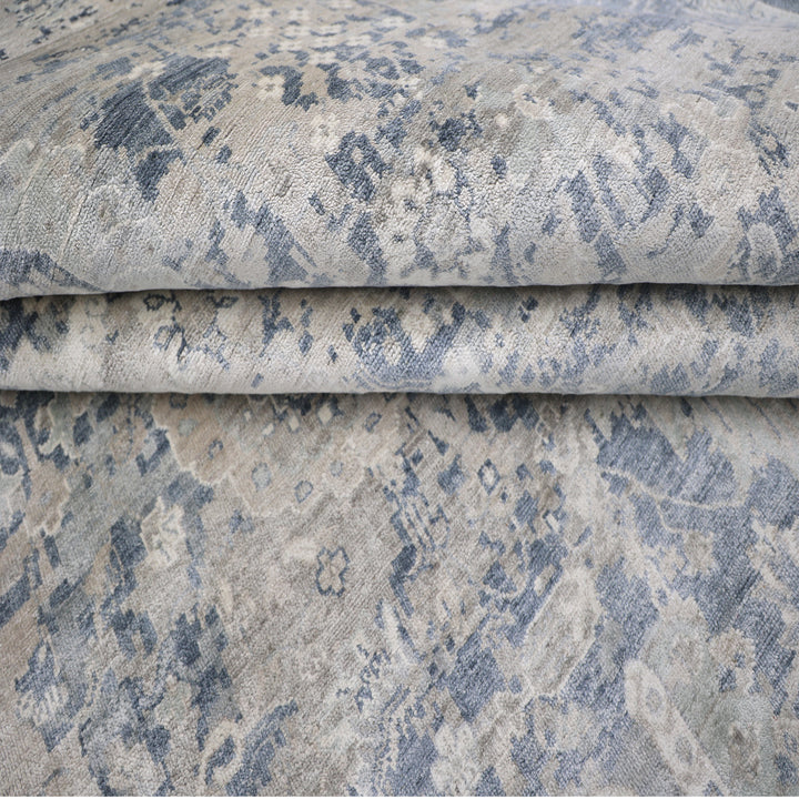 Light Grey Alchemy Transitional Silk Rug