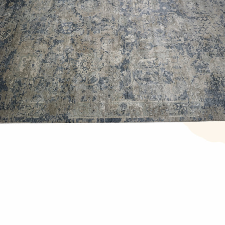 Light Grey Alchemy Transitional Silk Rug