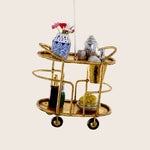 Glam Bar Cart Ornament