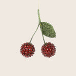 Sequin Cherries Ornament