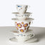 Midnight Flowers Tea Cup + Saucer