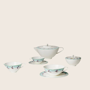Midnight Flowers Coffee Cup + Saucer Blossom Milk - hover