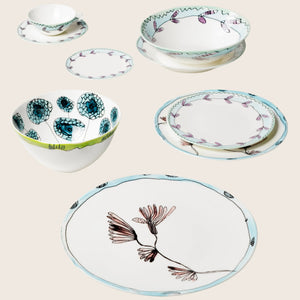 Midnight Flowers Cereal Bowl Anemone Vaniglia - hover