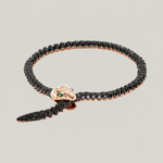 Nouveau Black Diamond Serpent Bracelet