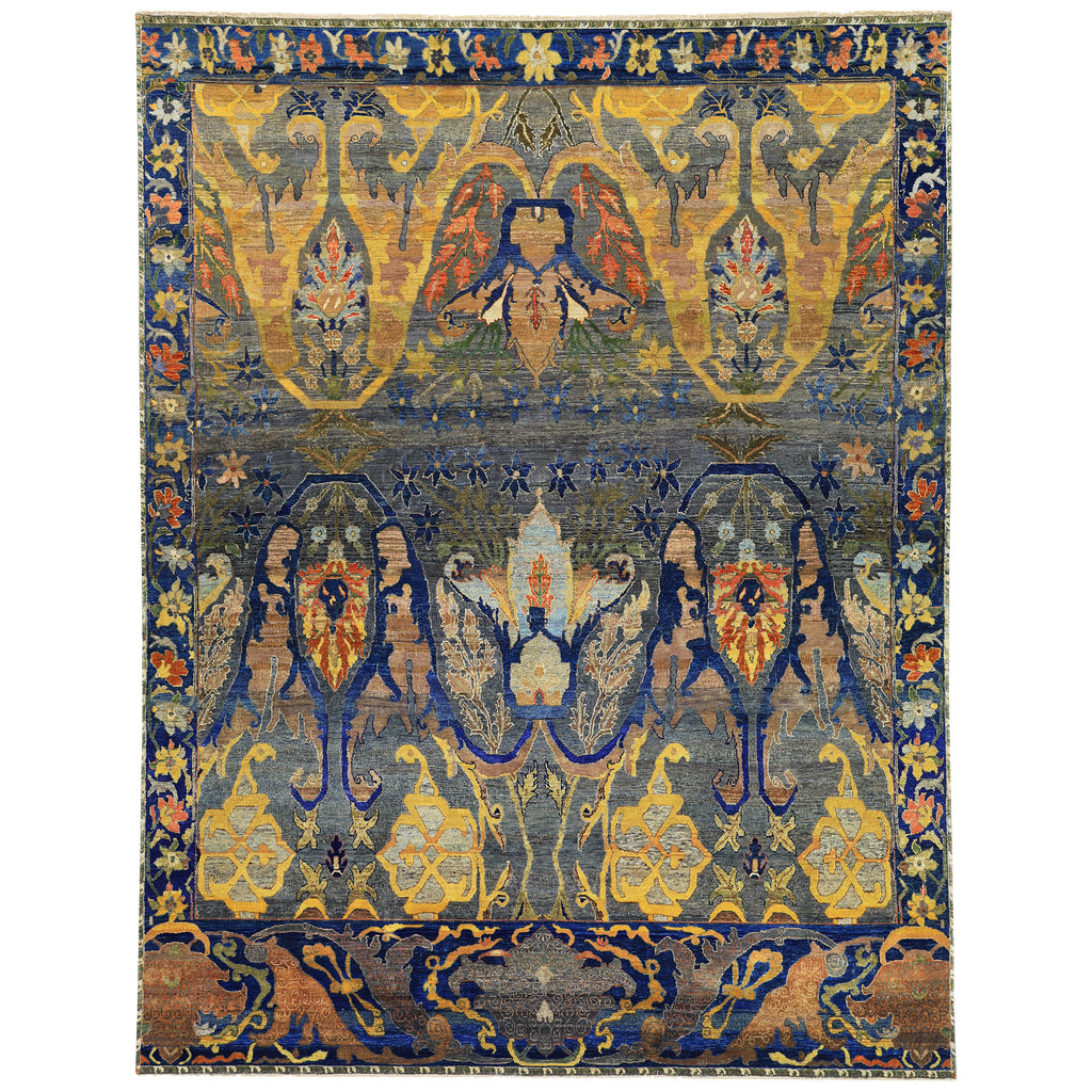 Blue Alchemy Traditional Wool Rug - 8'1" x 10'8"