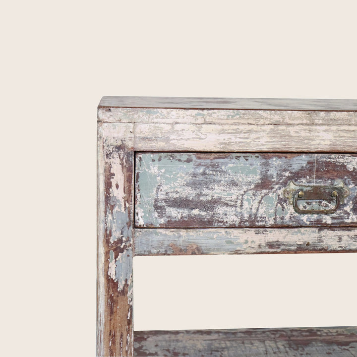 Vintage Two Tier Storage End Table