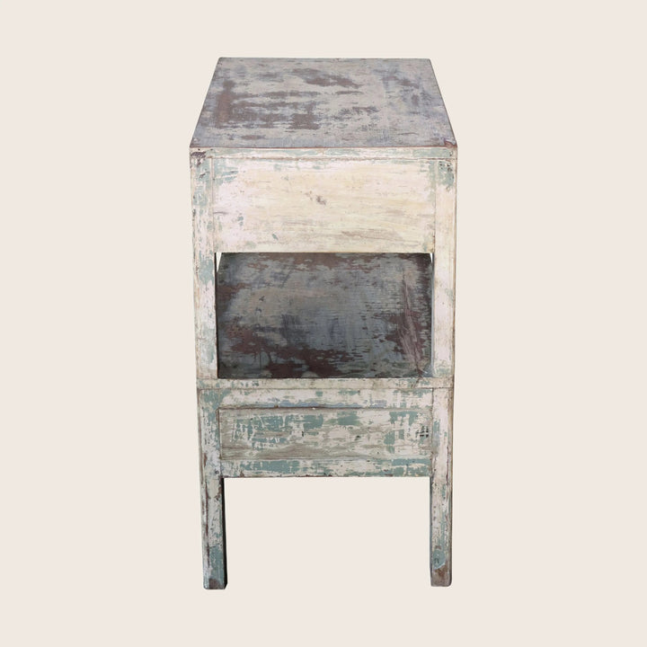 Vintage Two Tier Storage End Table