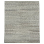 Grey Contemporary Wool Rug - 8' x 10'