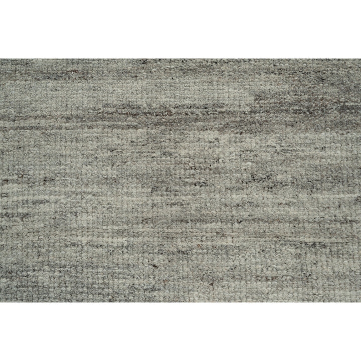 Grey Contemporary Wool Rug - 8' x 10'