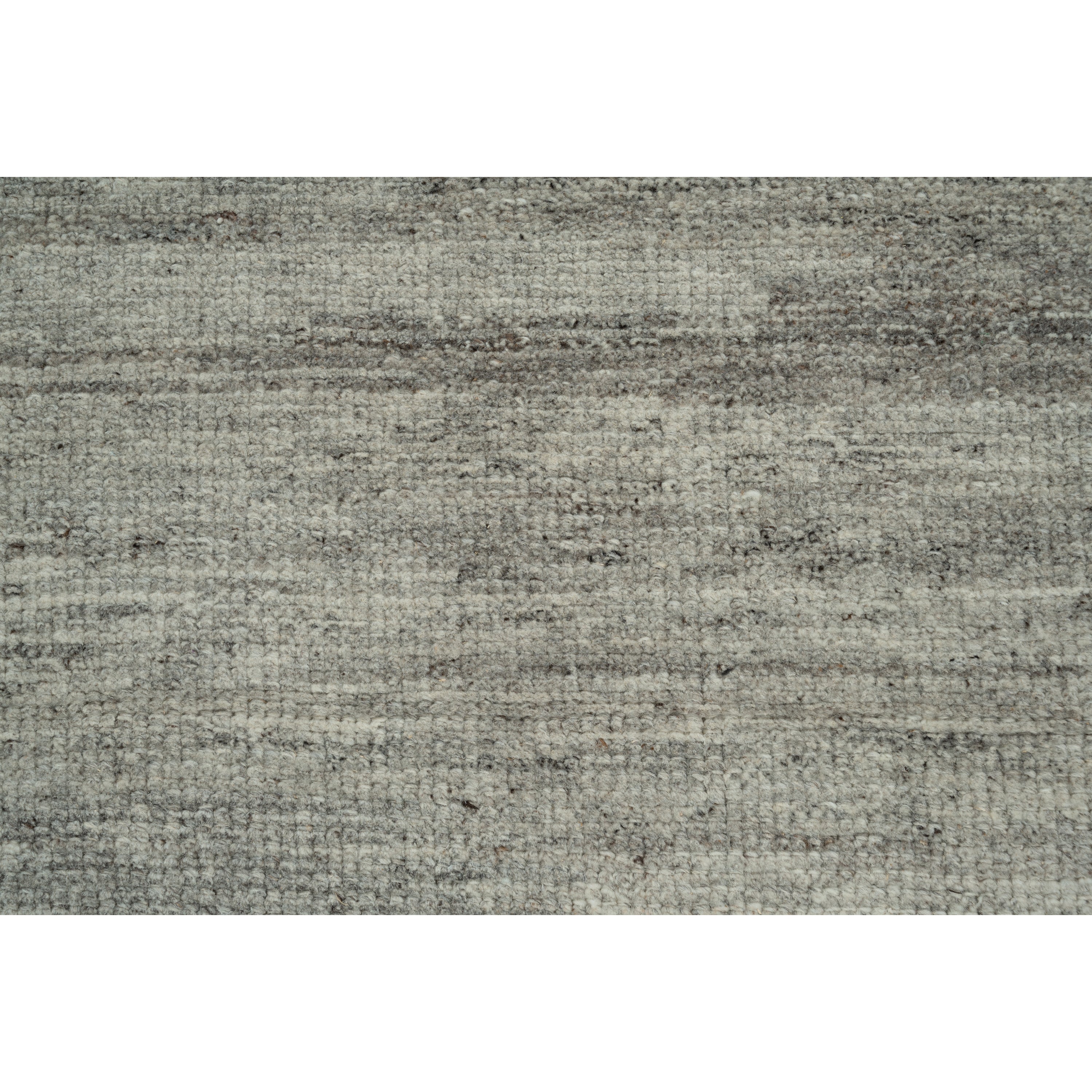 Grey Contemporary Wool Rug - 8' x 10'