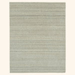 Grey Textured Wool Rug - 8' x 10'