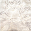 Silver Contemporary Silk Wool Blend Rug - 8'10" x 12'1"