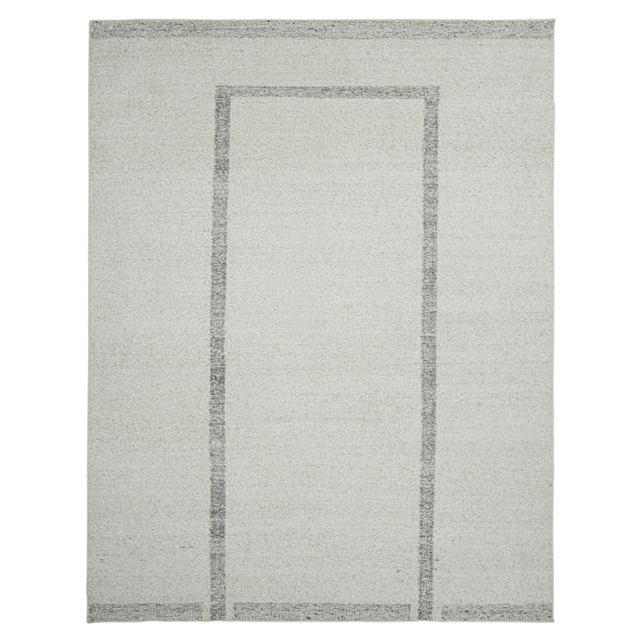 White Moroccan Wool Rug - 8'9" x 11'8"