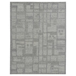 Grey Moroccan Wool Rug - 8'10" x 11'9"
