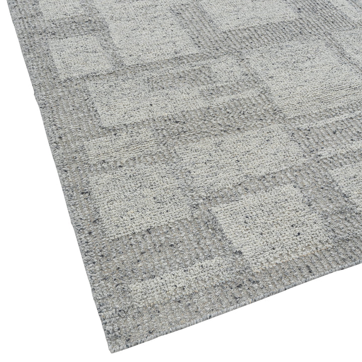 Grey Moroccan Wool Rug - 8'10" x 11'9"