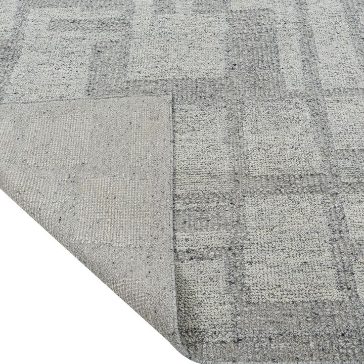 Grey Moroccan Wool Rug - 8'10" x 11'9"