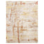 Ivory Red Contemporary Silk Wool Blend Rug - 8'11" x 12'1"