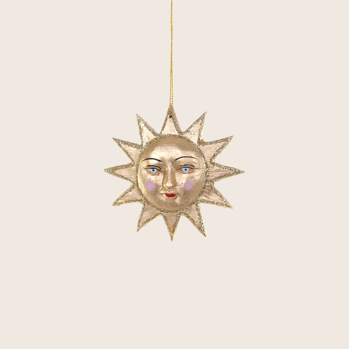 Gilded Sun Ornament