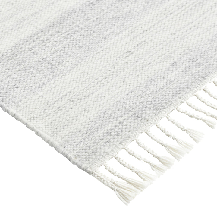 Ivory Flatweave Indoor Outdoor Rug - 9' x 12'