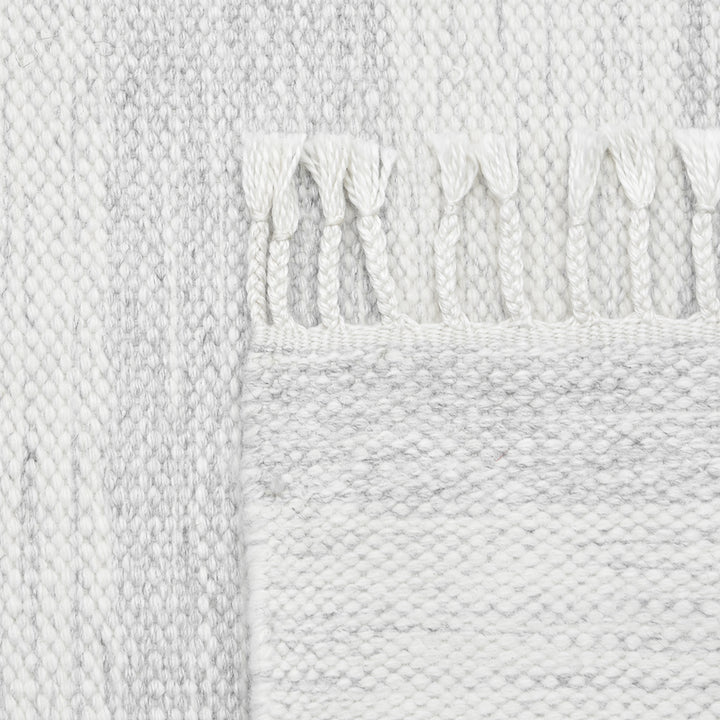 Ivory Flatweave Indoor Outdoor Rug - 9' x 12'