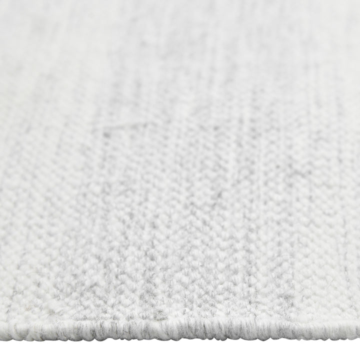 Ivory Flatweave Indoor Outdoor Rug - 9' x 12'