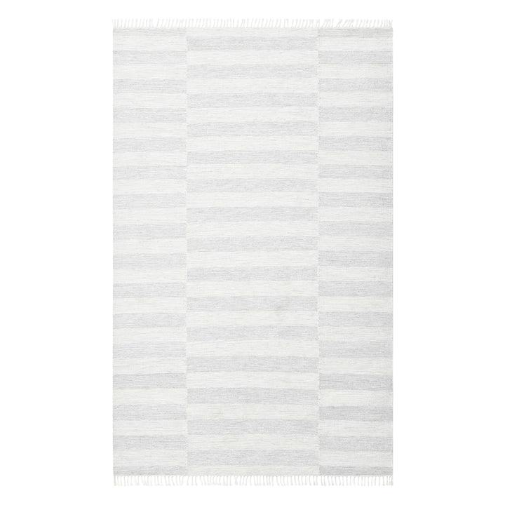 Ivory Flatweave Indoor Outdoor Rug - 9' x 12'