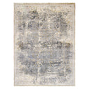 Grey Traditional Silk Rug - 9' x 12'1"