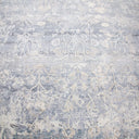 Grey Traditional Silk Rug - 9'1" x 12'