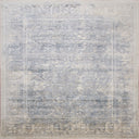 Grey Traditional Silk Rug - 9'1" x 12'