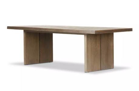 Warby Dining Table, Worn Oak Veneer