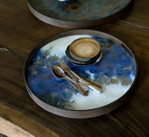 Organic Tray Blue Mist / Round - hover