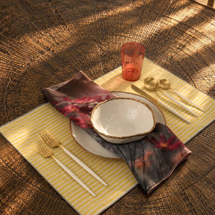 Giardino Stain-Resistant Linen Placemat