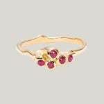 Sea Anemone Ring Ruby