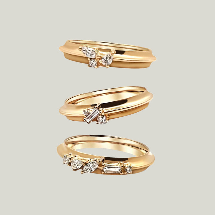 Trellis Knife Edge Full Ring Stack