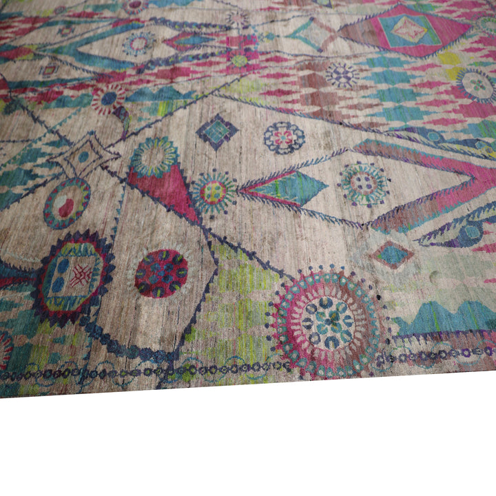 Aura Alchemy Silk Rug - Kolkata