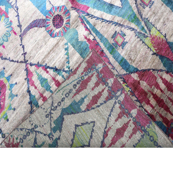 Aura Alchemy Silk Rug - Kolkata