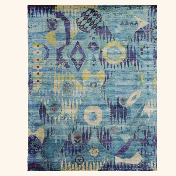 Aura Alchemy Silk Rug - Mumbai