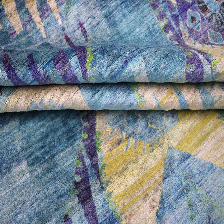 Aura Alchemy Silk Rug - Mumbai