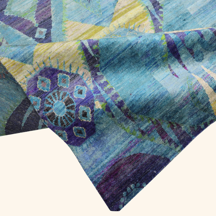 Aura Alchemy Silk Rug - Mumbai
