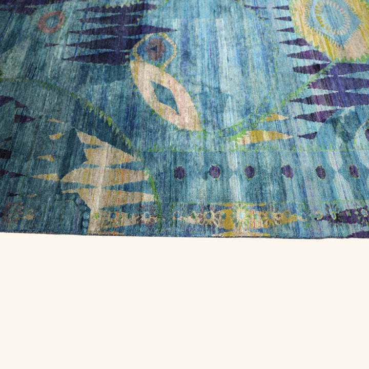 Aura Alchemy Silk Rug - Mumbai