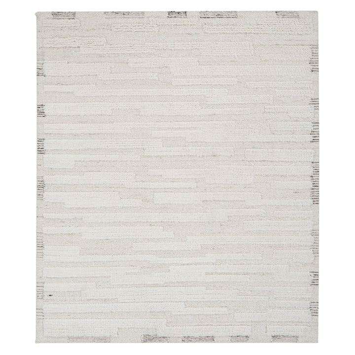 Ivory Moroccan Berber Wool Rug - 8' x 10'