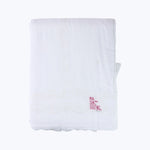 White Applique Duvet Cover