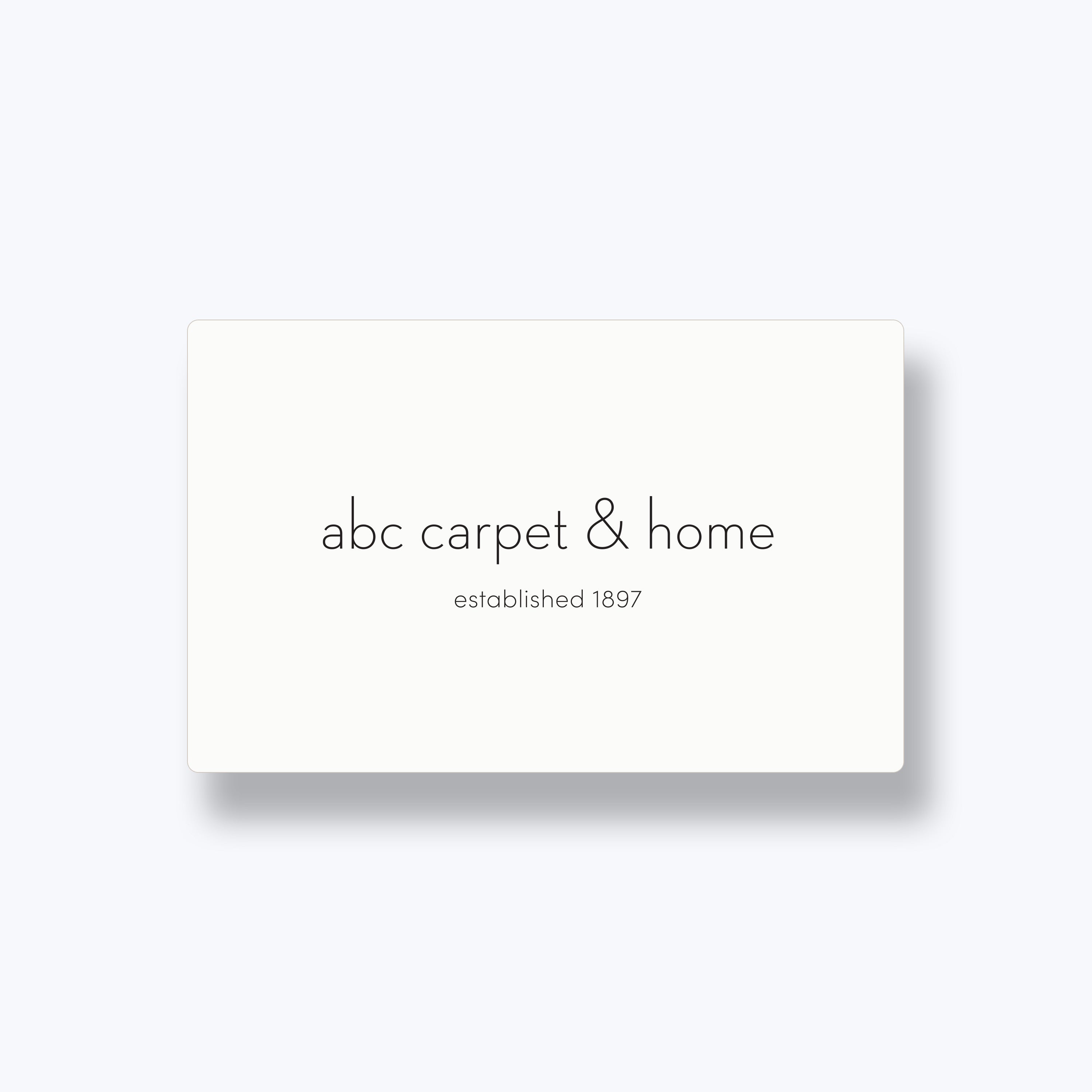 Abc Carpet Home Gift Card