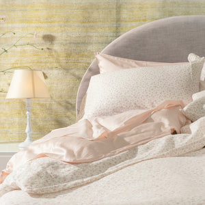 Blossom Floral Voile Sheetset Pink / Queen - hover