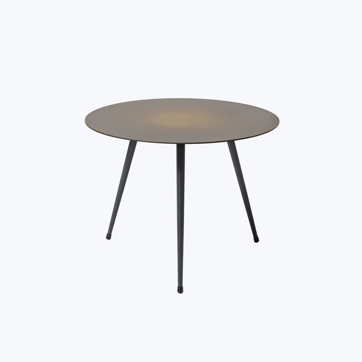 Flatiron Brass Side Table