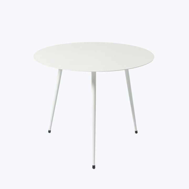 Flatiron White Side Table