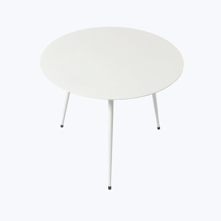 Flatiron White Side Table