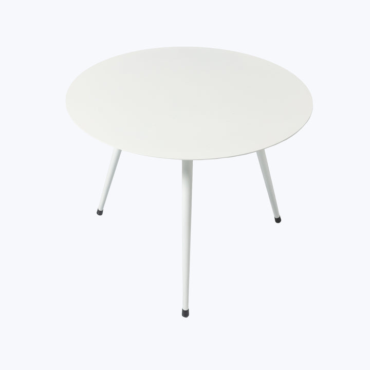 Flatiron White Side Table