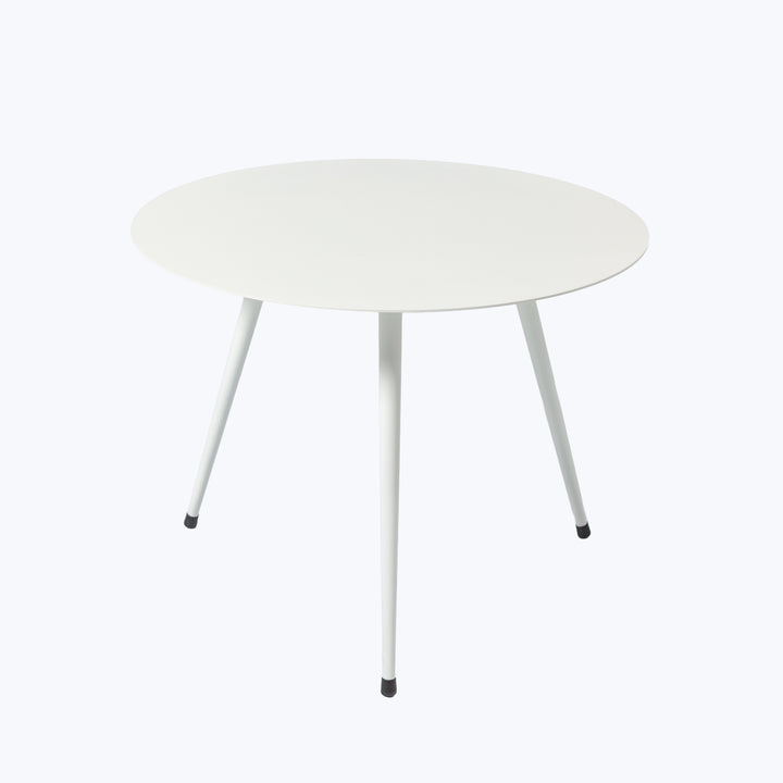 Flatiron White Side Table