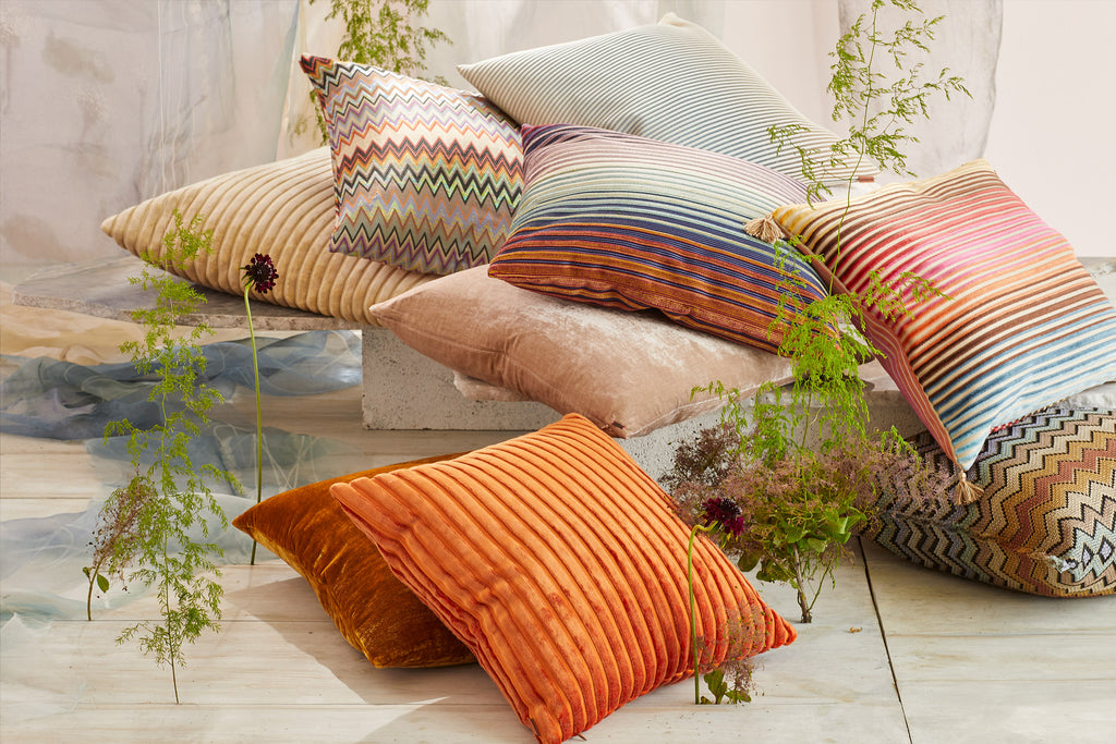missoni home pillows stack
